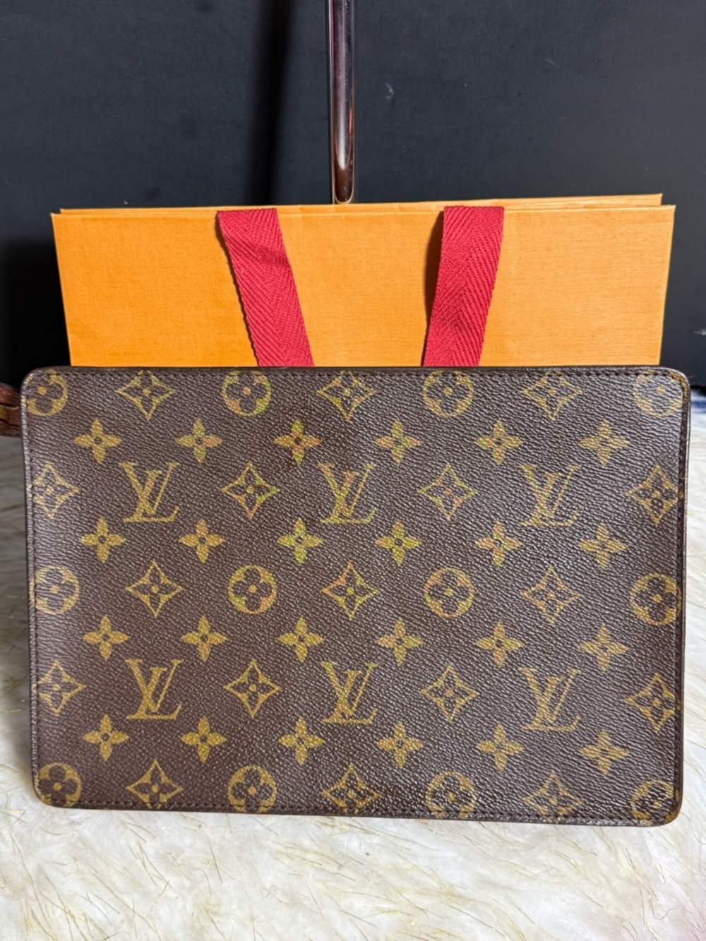 Louis Vuitton Pochette Homme Clutch Pouch Monogram Unisex - Picture 13 of 16